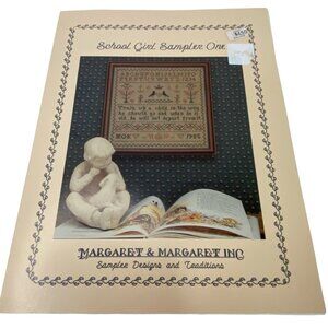 School Girl Sampler by Margaret Jeffries McKee 1985 cross stitch chart